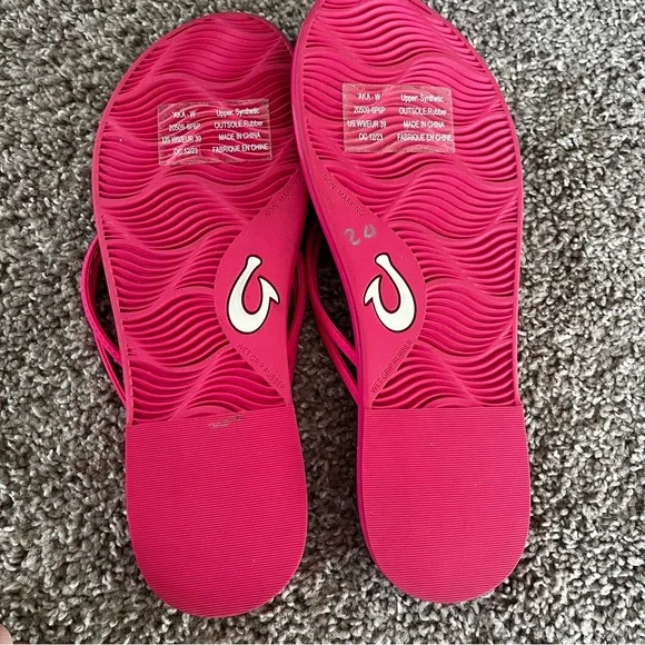 OluKai Aka Pink Sandals SZ9 - Picture 5 of 5